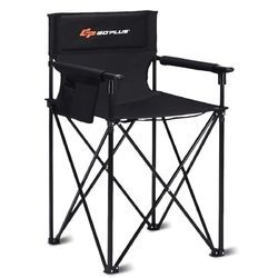 38'' Oversized High Camping Fishing Folding Chair